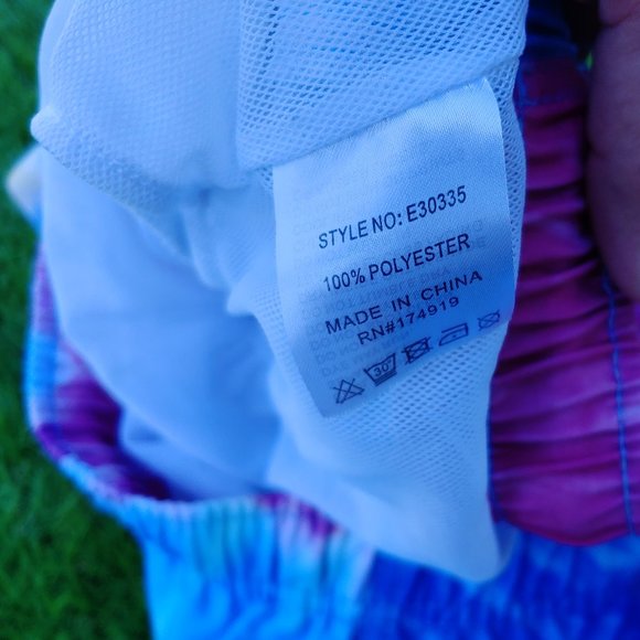 Excellent Used Condition Men's ENDLESS SUMMER Blue Tie Dye Board Shorts Size XL - Picture 12 of 12